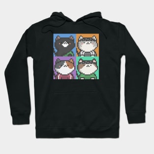 Pixel Cat Tile 037 Hoodie